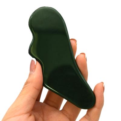 China Best Price Gua Sha Face Massage Jade Nephrite Jade Gua Sha Stone Hand Held Beauty For Face for sale