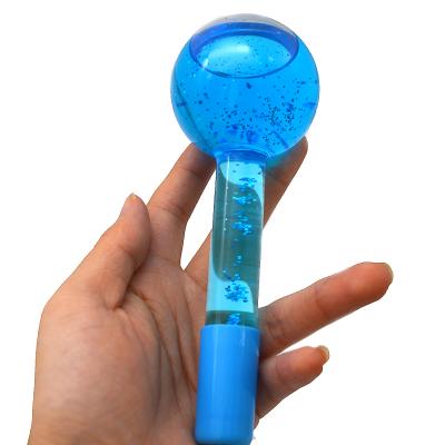 China 2022 New Blue Facial Ice Globes Lifting Firming Whitening Rejuvenation Massage Tool Facial Cool Comfortable Ice Globes for sale