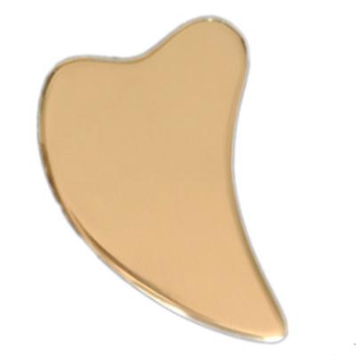 China Leisure Metal Gua Sha Tip Wave Shape For Body Health Gua Sha Tip Scraper Copper Gua Sha Tool for sale