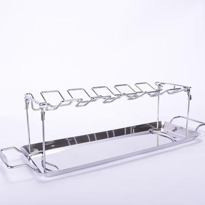 China Easily Cleaned Saber Cavern Grill Tool Hanging Rack Chicken Wing And Leg Barbecue Plant for sale