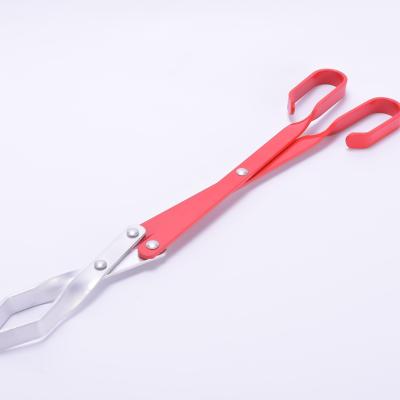 China New Arrival Easily Cleaned Aluminum Spray Scissors With Red Handle Stainless Steel BBQ Scissors for sale