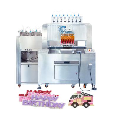 China Dairy Factory OEM Automatic Cartoon Character 8color Chocolate Melting Drops Making Machinery for sale