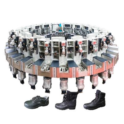 China Factory New Arrival PU Sport Shoe Making Machine Rotary Intelligent Injection Molding Machine With 30 Stations for sale