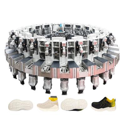 China Full Automatic Factory Direct Injection Safety Shoe Sport Shoe Making Machine for sale