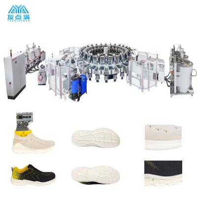 China Factory Safety 30 Stations Custom PU Injection Machine Pouring Shoe Making Machine With CE Certification for sale