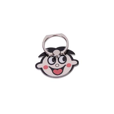 China Design Acrylic Cute Mobile Lazy Ring Cartoon Stand Promotion Gift Buckle Phone Accessory Anti-Shake Promotional Gifts for sale