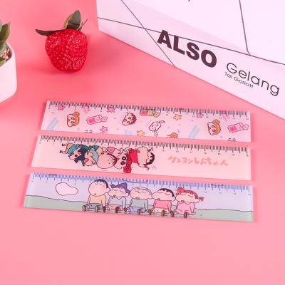 China Hot Selling Acrylic Straight Stationery Anime Cartoon School Stationery Ruler Plastic Ruler School Drwaing /office 15cm Measuring Scale Students for sale