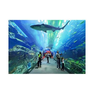 China Aquarium Quality Assurance Transparent Acrylic Fish Tunnel PMMA Professional Production for sale