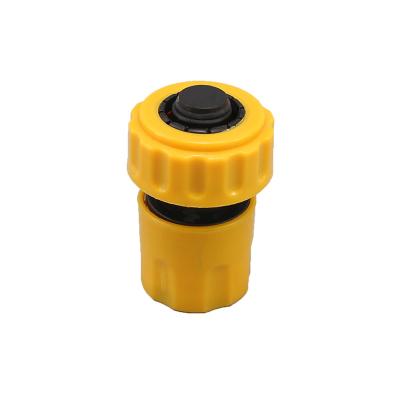 China Easy Installation Hose Fitting Quick Plug Plastic Water Hose Ends Tube Connector For Hose for sale