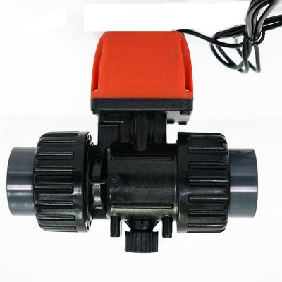 China General Electric Ball Valve 2 Way Electric SUS Ball Valve 12V DN20 PVDF Electric Ball Valve for sale