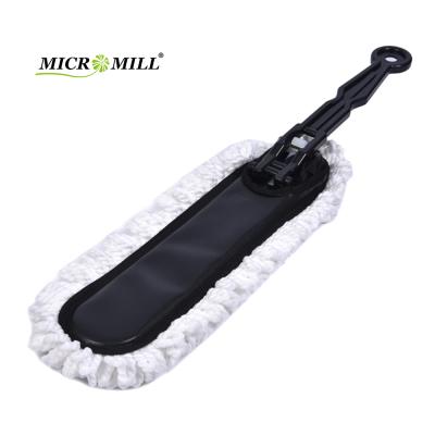 China New Cheap Long Folding Handle Household Eco-friendly Household Home Cleaning Soft Microfiber Cloth for sale