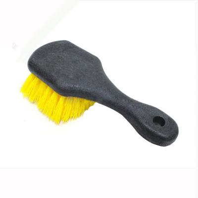 China Eco - Friendly PVC Bristle Car Wash Brush , Mini Car Wheel Cleaning Brush for sale