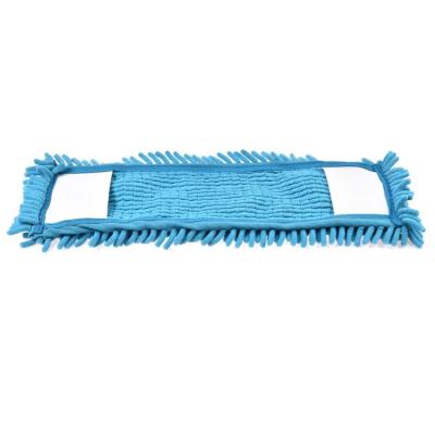 China Chenille Sustainable Factory Custom Easy Wiping Fill Faster Wet Replacement Knitting Clean Mop Pads for sale