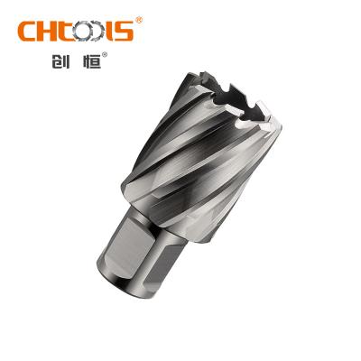 China Metal Drilling CHTOOLS HSS Cutting Tools High Speed ​​Steel Annular Cutter For Steel Plate for sale