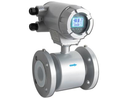 China Carbon Steel Factory Online Sewage Electromagnetic Flow Meter for sale