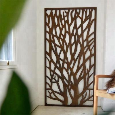 Cina Wall Art Metal Outdoor Privacy Screen Panels Giardino Decorativo in vendita