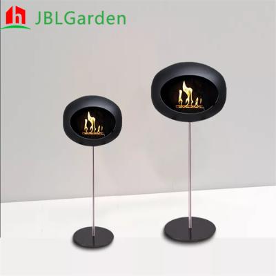 China Ethanol Firechimney Bioethanol Hanging Fireplace Indoor Round Standing zu verkaufen