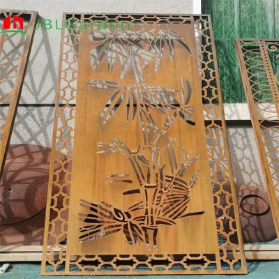 China De laser sneed het Decoratieve Openluchtscherm van de het Staaltuin van Art Metal Screens Panels Corten van de Tuinprivacy Te koop