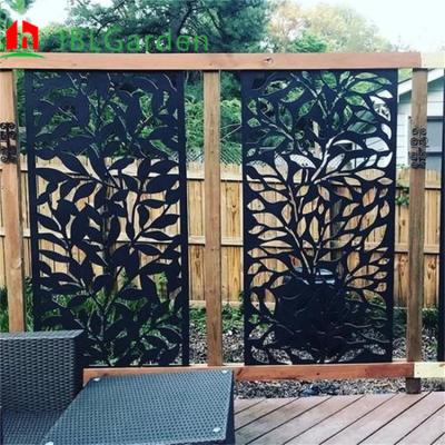 Cina 1/6 Laser Cut Yard Weathering Steel  Corten Metal Garden Screens 2mm Thickness in vendita