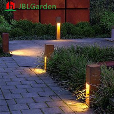 Cina Home Decorazioni Lampade da giardino Corten Acciaio Light Box 200cm Lunghezza Con Energia Solare in vendita