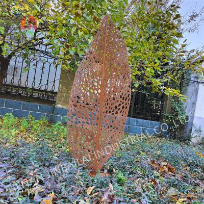 China Buiten aangepaste Corten Steel Garden Art OEM / ODM beschikbaar Te koop