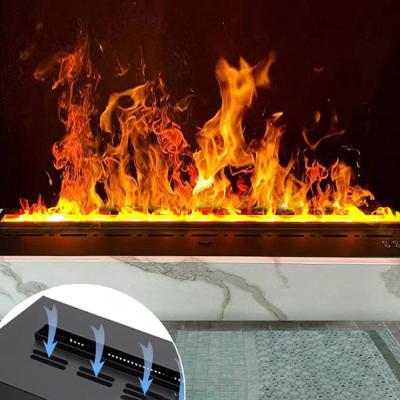 Chine Le verre réfléchissant du feu d'aquariums perle le décor de foyer au gaz à vendre