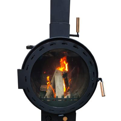 Κίνα Modern Wood Burning Fire Pits Easy Assembly Manual Ignition Carbon Iron fireplace προς πώληση