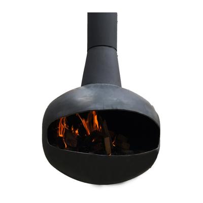 Κίνα Carbon Iron Construction Wood Burning Fire Pit With Assembly Required Hanging Fireplace προς πώληση