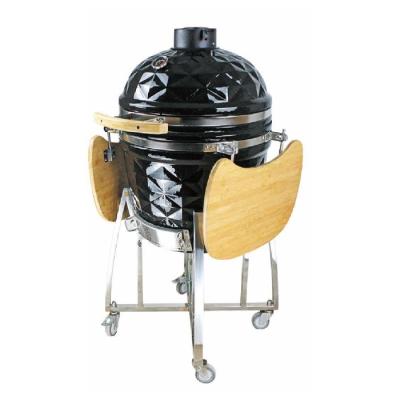 中国 黒色 屋外陶器 BBQ グリル 22インチ 大きなカマド グリル 販売のため