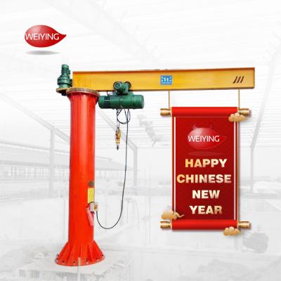 China Light Duty Pillar Jib Crane 3 Ton Single Main Beam Slewing Used In Chile for sale