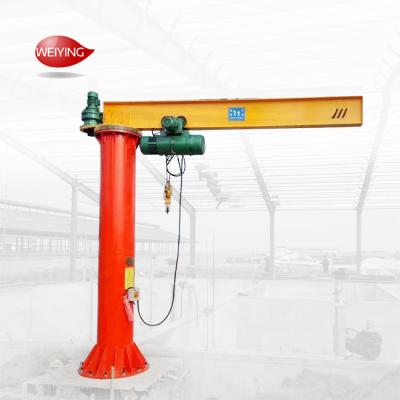 China Pillar Floor Mounted Jib Crane 3T Column Floor Slewing Arm 1000Kgs Hoist Te koop