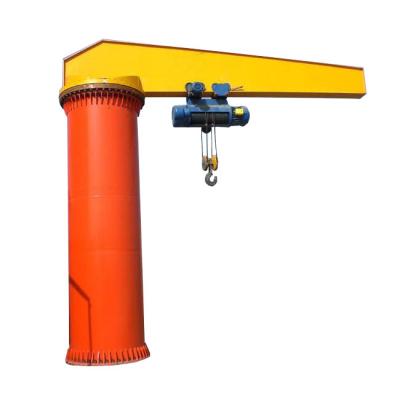 China 2t 3t 5 Ton Floor Mounted Jib Crane Rotating Free Standing Floor Column 360 Degree Electric Hoist for sale