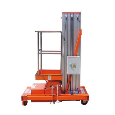 China Hot Sale Aluminum Lift Platform 6M Electric Portable Man Lift for sale