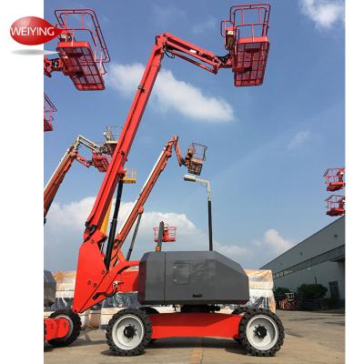 China 200kg Self Propelled Platform Articulating Boom Lift Work Platform Folding Arm Electric for sale