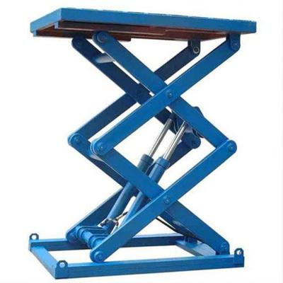 China Single Stationary Scissor Lift Platforms Electric 2 Ton Table for sale