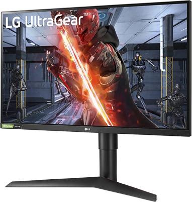 China Speaker LG 27GL83A-B 27 Inch Ultraear QHD IPS 1ms VIDIA G-SYNC Compatible Gaming Monitor, Black for sale