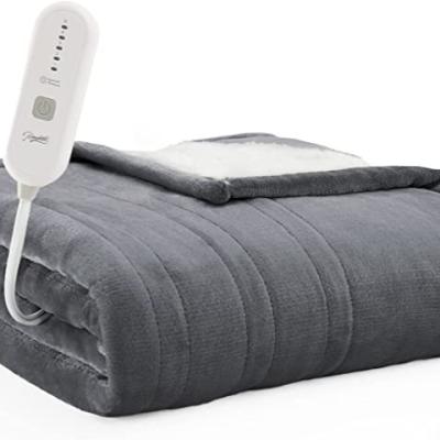 China Homemate PORTABLE Heated Electric Blanket Throw - 50