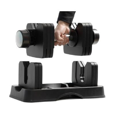 China Dumbbell Rubber Covered Dumbbell Weights - 25kg Adjustable Dumbbell - Gym Multi Dumbbell for sale