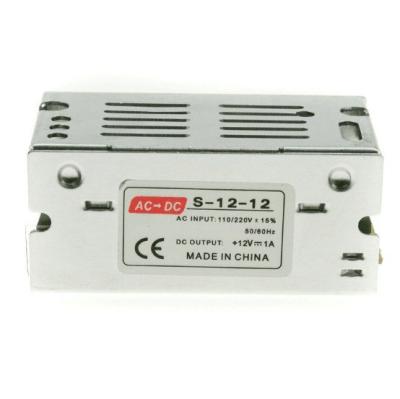 China Single Output 12V 1.2A 12W Switching Power Supply for LED and DC Power Output for sale