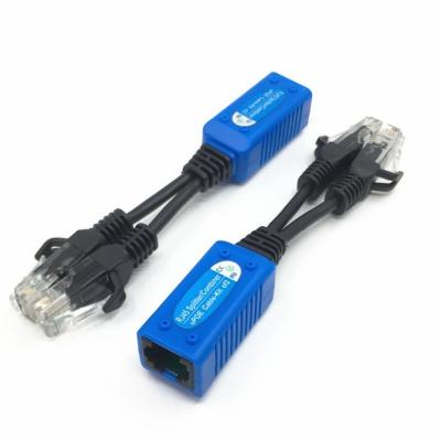 China 0.03kg RJ45 Puerto PoE Combinador de energía 2-Pack 60W PoE Ultra con 2x 30W Puertos PoE en venta