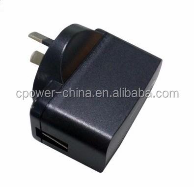 Chine 100-240vac Voltage d'entrée Noir Mecanique USB AC DC Banque d'alimentation Adaptateur pour les produits à vendre