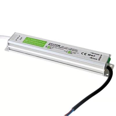 중국 은 흰색 24v DC 방수 전자 50W LED 드라이버 100w 25w IP67 전원 공급 트랜스포머 판매용