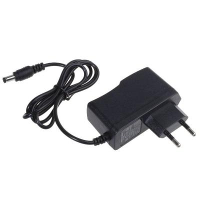 China DC Output Type Black Plastic 12V Adapter 6W 12W 1A 0.5A 12 Volt 0.5 Amp Power Supply for sale