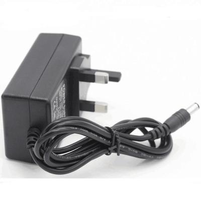 China Plug In Connection 24w 5v 12v 2a AC DC LED CCTV Power Adapter para saída de energia estável à venda