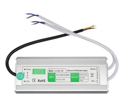 China Fonte de alimentação IP67 Impotente em prata de saída única 10W 12V 24V 5V 90-270V AC DC C-Power à venda