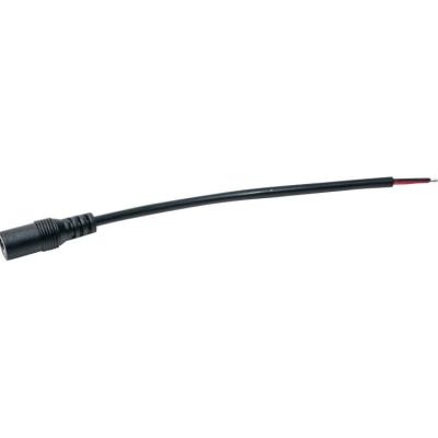 中国 18 AWG DC パワーピグテールケーブル 2.1mm x 5.5mm バレルプラグワイヤー 220-240V の男性 女性 販売のため