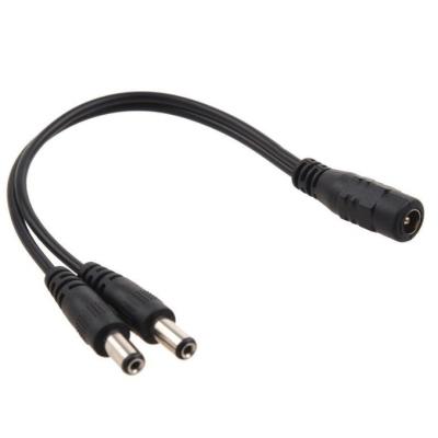 Κίνα 5.5x2.1mm/5.5x2.5mm Συνδετήρας DC Power Splitter Cable για CCTV χαμηλής και μεσαίας τάσης προς πώληση