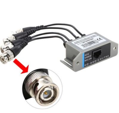 China - 4CH HD video pasivo Balun Transceptor BNC a UTP RJ45 CCTV vía pares retorcidos en venta