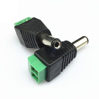 China 2.1x5.5mm Hombre Mujer Jack de corriente continua Adaptador de conector de conector para cámara hecha de cobre en venta