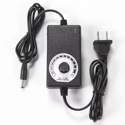 China AC100-240V DC 3V-12V 2A Adjustable Voltage Power Adapter for EU UK AU CN by C-Power for sale